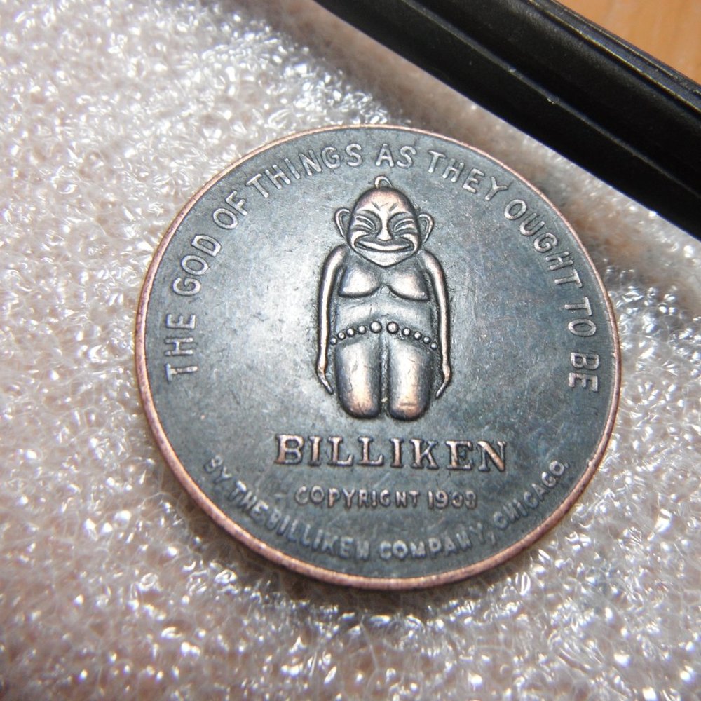 The "Billiken" was created in 1908 by American illustrator Florence Pretz of St.